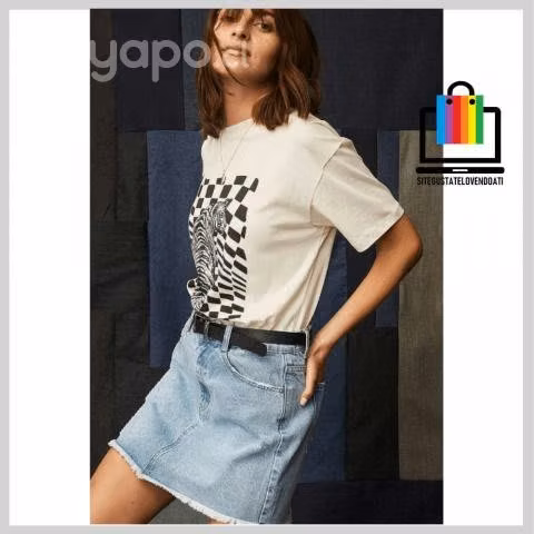 Falda Jeans Americanino Nueva
