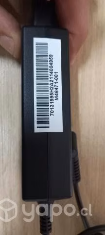 Cargador original hp 19.5v punta azul