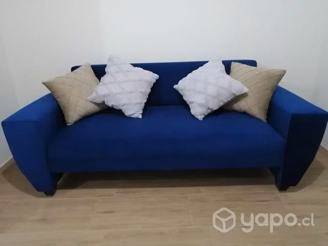 Sofa nuevo sillón azul