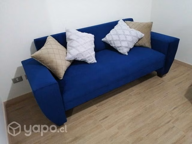 Sofa nuevo sillón azul