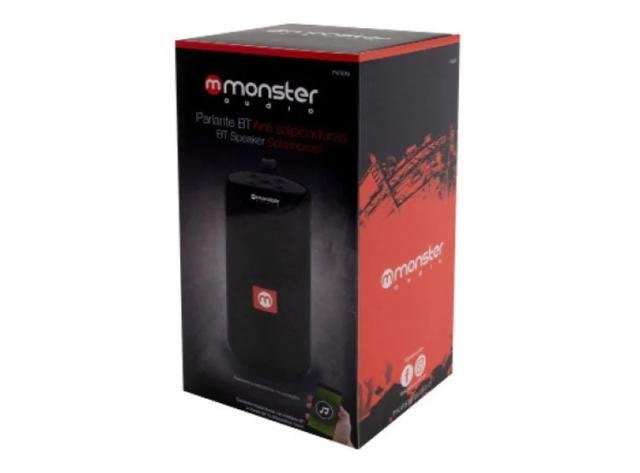 Parlante monster bluetooth anti salpicaduras rojo - Imagen 2