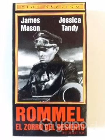 Pelicula Rommel El Zorro del Desierto (VHS)