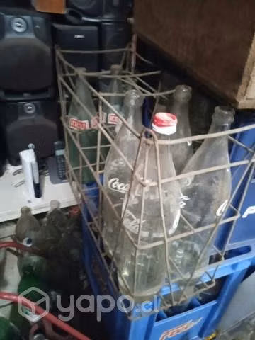 Antiguas botellas de colección