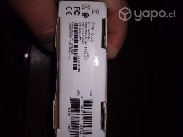 Disco duro externo 2 Tb