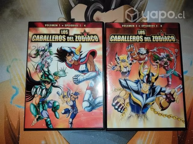 DVDs Saint Seiya (Los Caballeros del Zodiaco)