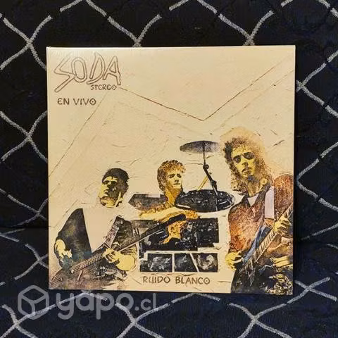 Vinilo soda stereo / en vivo ruido blanco (1987)