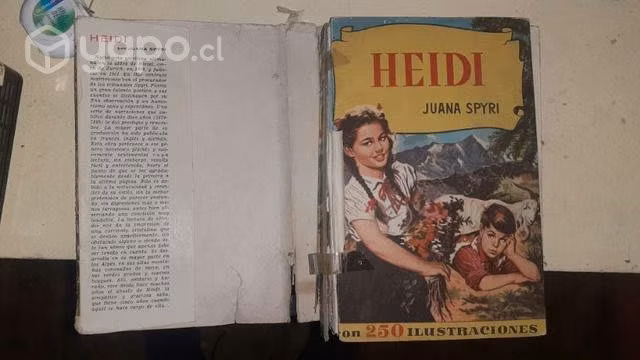 Libro antiguo de heidi
