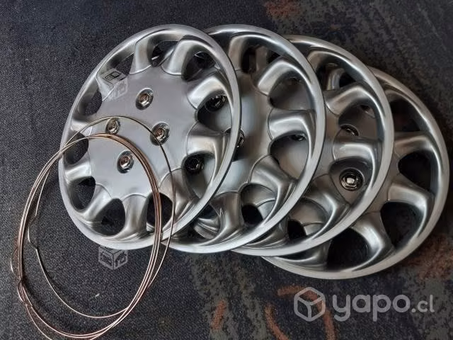 Set 4 tapas ruedas nuevas - Imagen 3