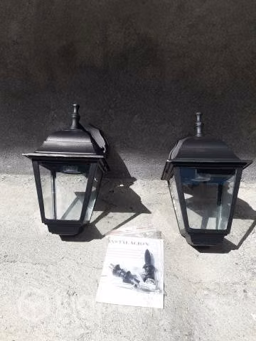 2 faroles exteriores