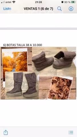 Botas café