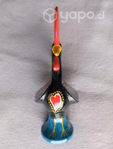 Figura de Gallo Artesanal Multicolor - Imagen 3