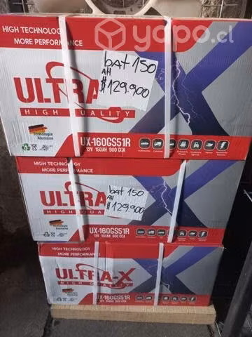 Batería 150 amperes 900 cca marca ultra x - Imagen 2