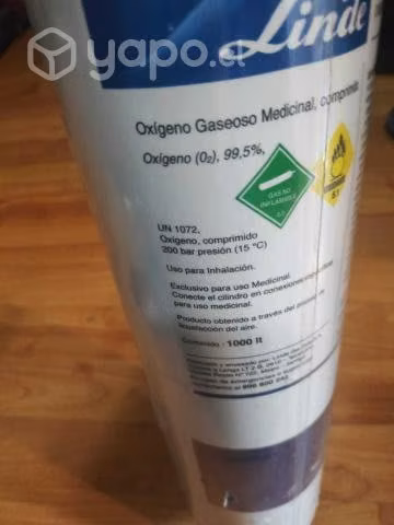 Tanque Oxigeno medicinal - Imagen 3