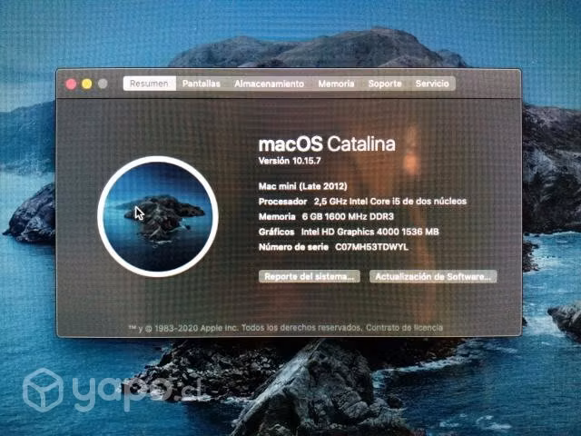 Mac Mini Late 2012