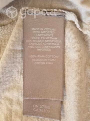 Top Liz Claiborne sin mangas, 100% Algodón. Gris M