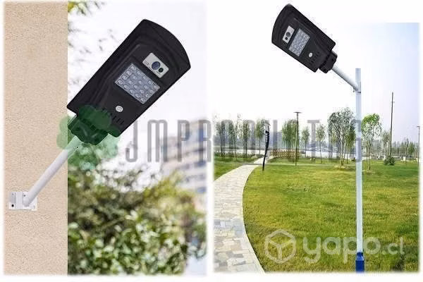 Foco Solar 20 Led Sensor De Movimiento 20w