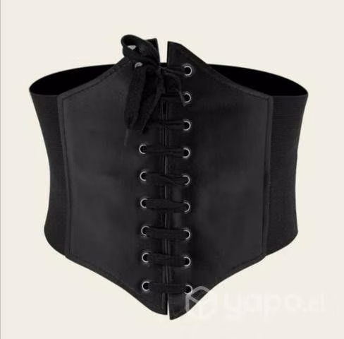 Cinturon Faja Negro Elasticado