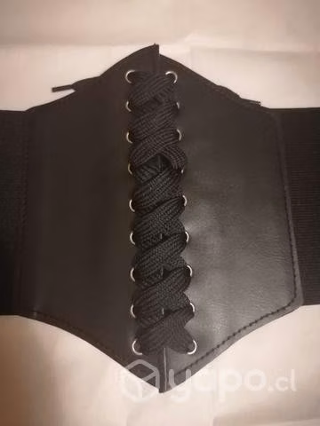 Cinturon Faja Negro Elasticado - Imagen 2