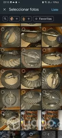 Coronas y piñones de diferenciales