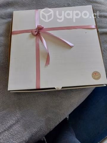 Vestido de novia blanco talla L abarca asta xl