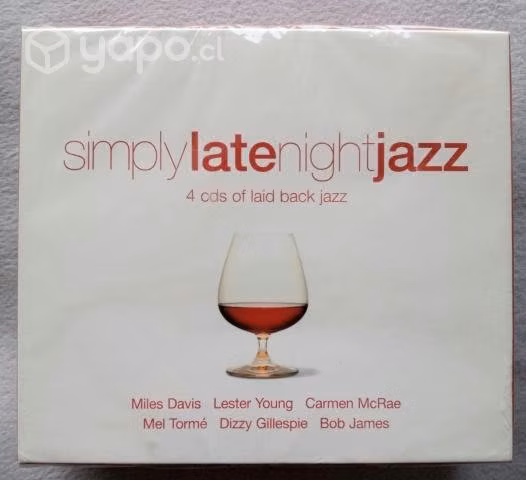 CD Simply Late Night Jazz, box set 4 uds