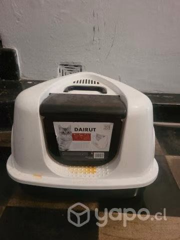 Arenero para gatos