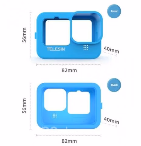 Funda protectora de silicona con correa para GoPro