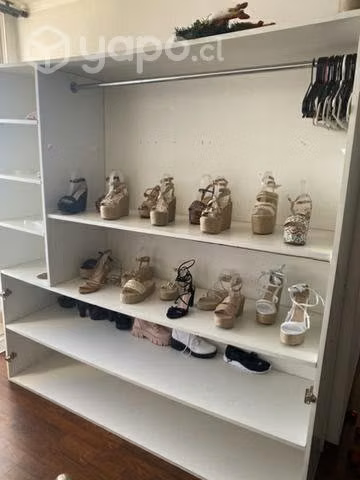 Rack mueble para exhibidor de calzado y ropa