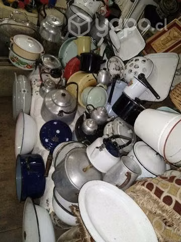 Antigüedades, Enlozados vintage,decoracion, adorno