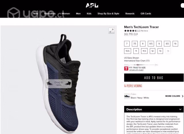 Zapatillas training APL orginales (talla 41.5-42)
