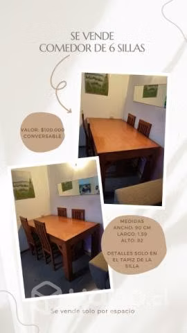 Comedor 6 sillas