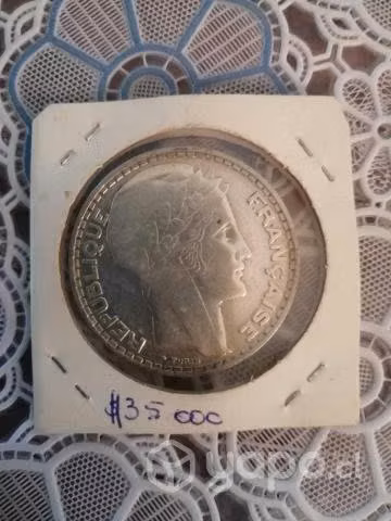 Moneda republica francesa 1929 - Imagen 2
