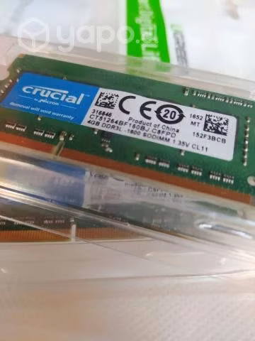Memorias RAM Crucial de 4GB DDR3L - Imagen 3