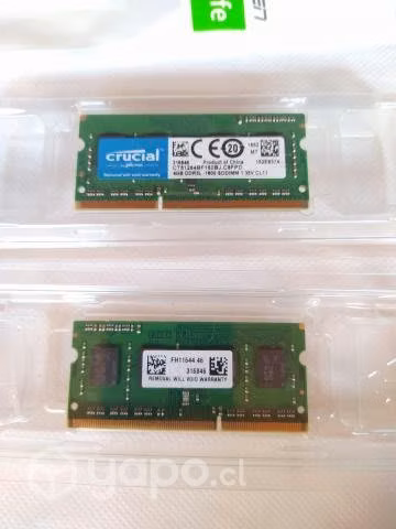 Memorias RAM Crucial de 4GB DDR3L - Imagen 2