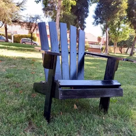 Hermosa Silla de Jardin Adirondack - Imagen 3