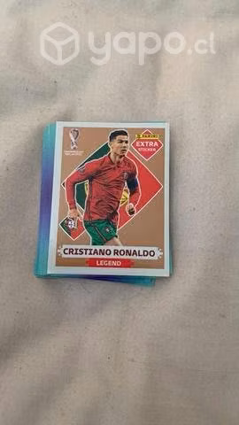 Cristiano Ronaldo extra Sticker gold Qatar 2022