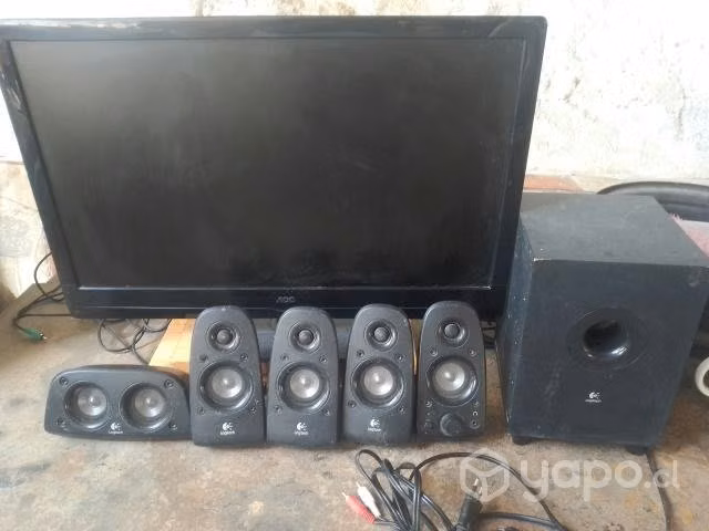 Tv LED 24 y subwoofer