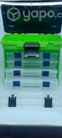 Caja de pesca o pescar con 4 cajas adicionales
