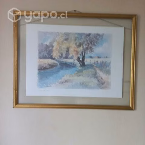 Cuadro con paisaje 62X80 cm
