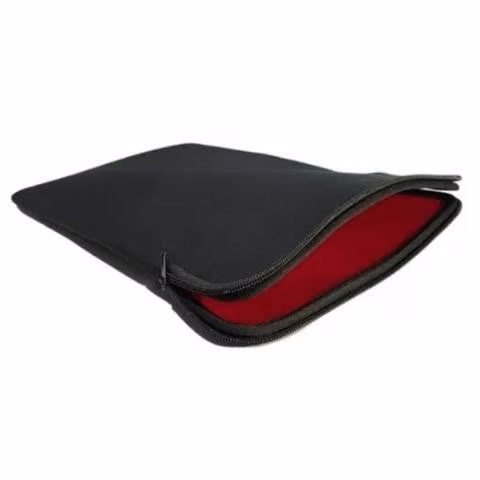 Funda para notebook de 15.6", con cierre, negra
