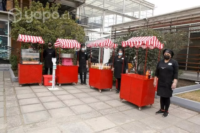 Arriendo carritos de comida para eventos dulces ,