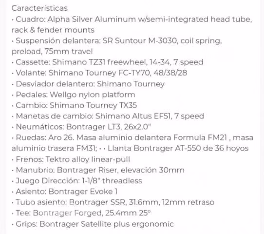 Bicicleta MTB 3500 Trek Aro 26