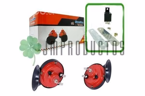 Pack 2 Kit De Bocinas Doble Caracol Auto Camioneta