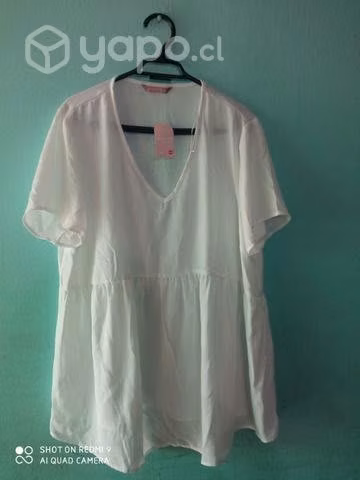 Blusa o vestido blanco xl