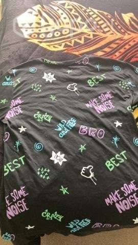 Polera Marca Opposite Negra - Imagen 3