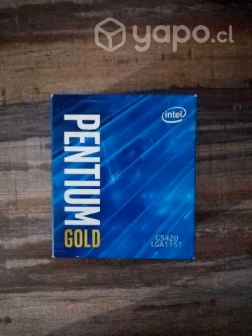 Procesador Pentium Gold g5420. Abierto, sin uso