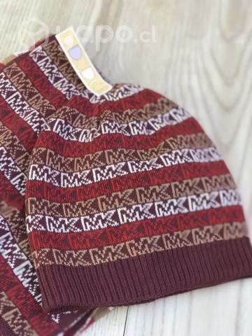 Set Gorro mas bufanda Michael kors Original - Imagen 2