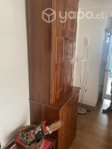 Doble estante de madera - Imagen 2