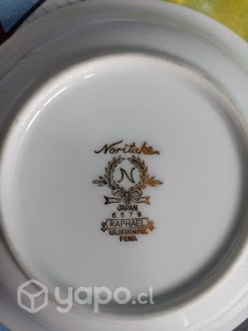 Vajilla Noritake Porcelana Fina 93 piezas