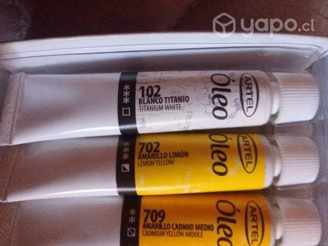 Pintura óleo marca artel , usado 1 vez